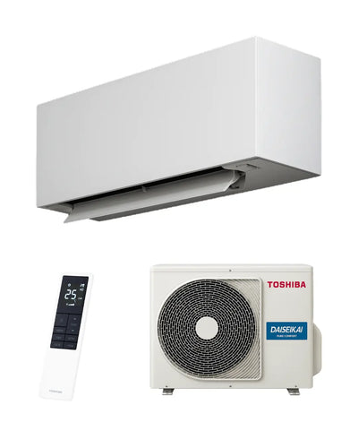 Toshiba Arctic White air source heat pump