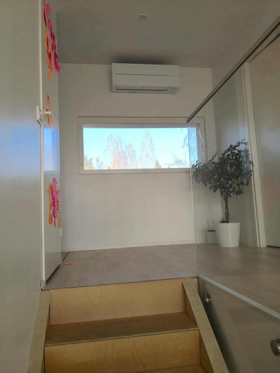 Mitsubishi air source heat pump installed in Uusimaa