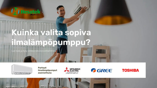 Sopivan ilmalämpöpumpun valinta - Kysy tekoälybottimme suositus!