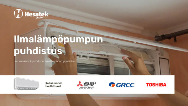 Mitsubishi ilmalämpöpumpun puhdistus