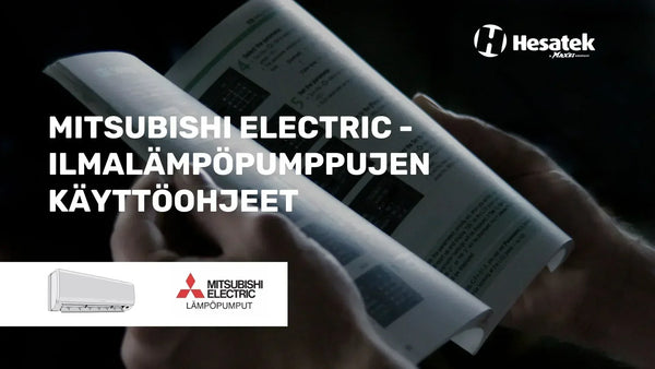 Mitsubishi Electric -ilmalämpöpumppujen käyttöohjeet (PDF)