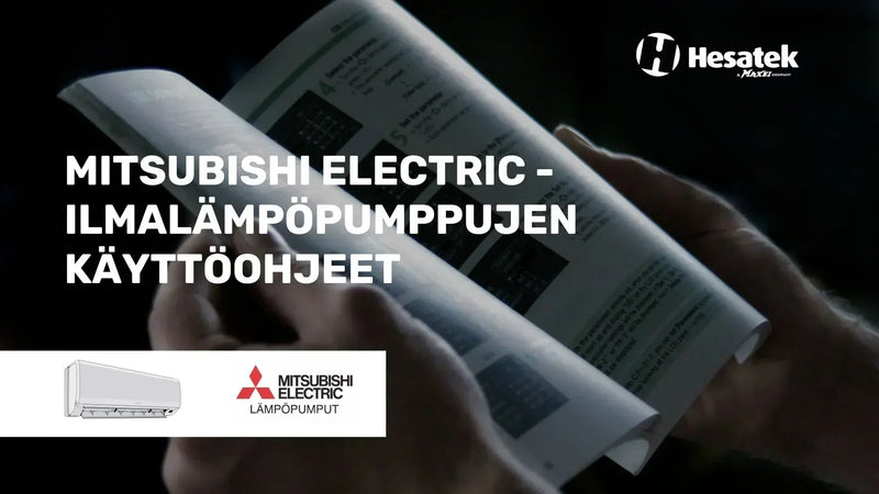 Mitsubishi Electric -ilmalämpöpumppujen käyttöohjeet (PDF)