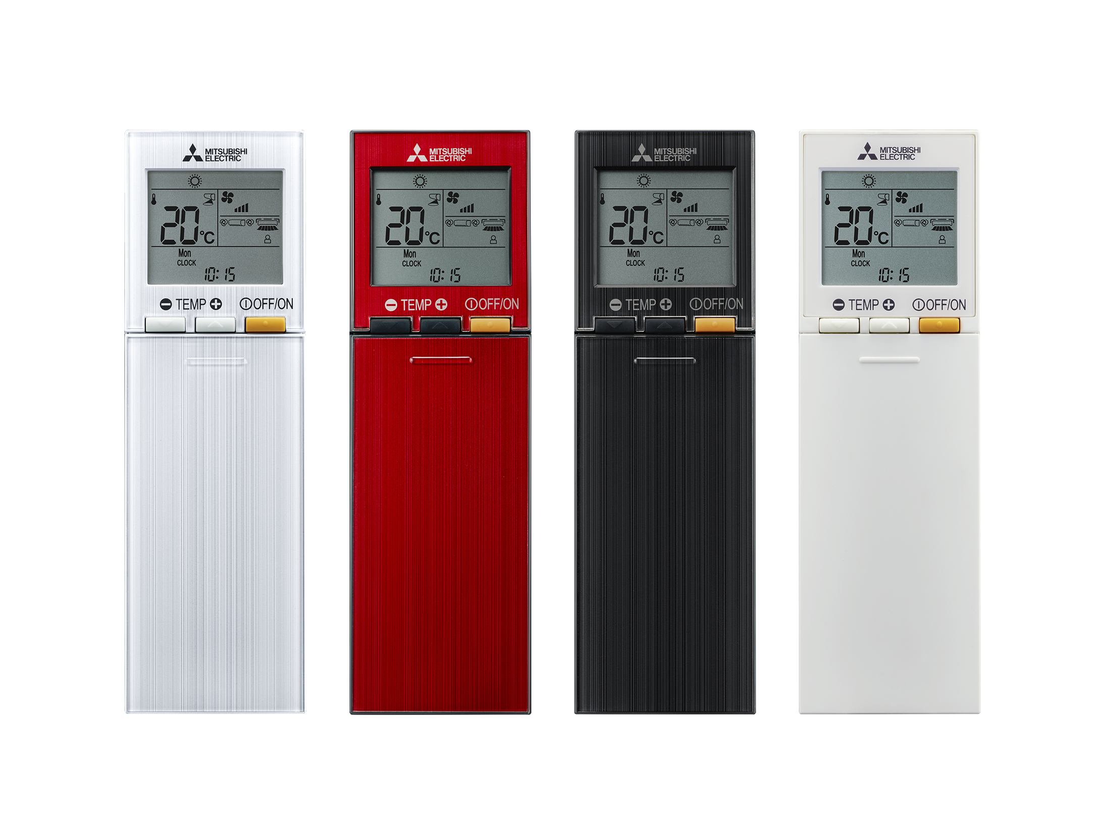 Mitsubishi Electric MSZ-LN-sarjan värivaihtoehdot – kaukosäädin