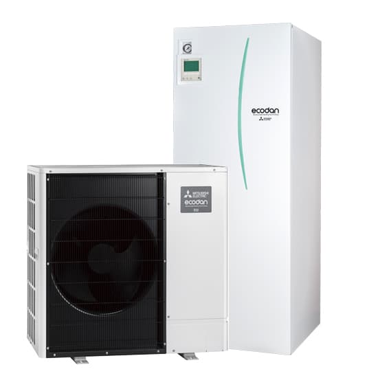 Mitsubishi Electric Ecodan SHWM120 ilma-vesilämpöpumppu -paketti ilma-vesilämpöpumppu