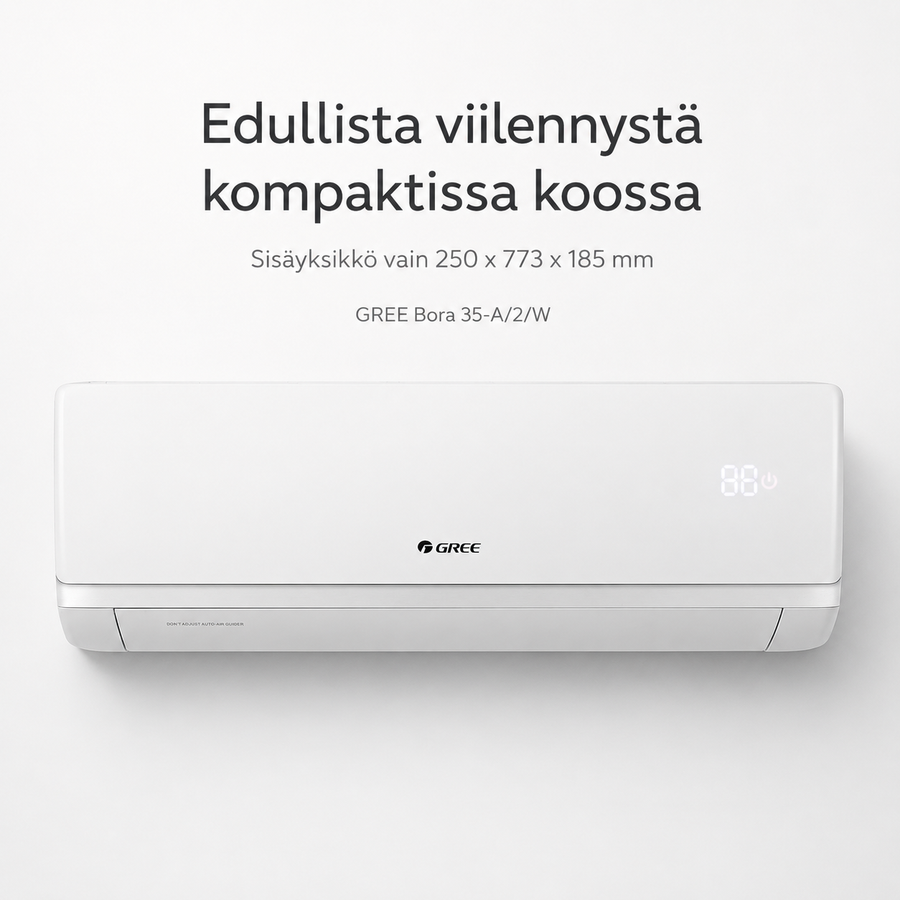 GREE_Bora_35-A_2_W_huoneilmajaahdytin_Wifi