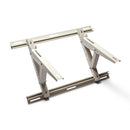 Ilmalämpöpumpun ulkoyksikön kattoteline kaltevalle kattopinnalle