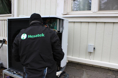 Air-to-water heat pump maintenance