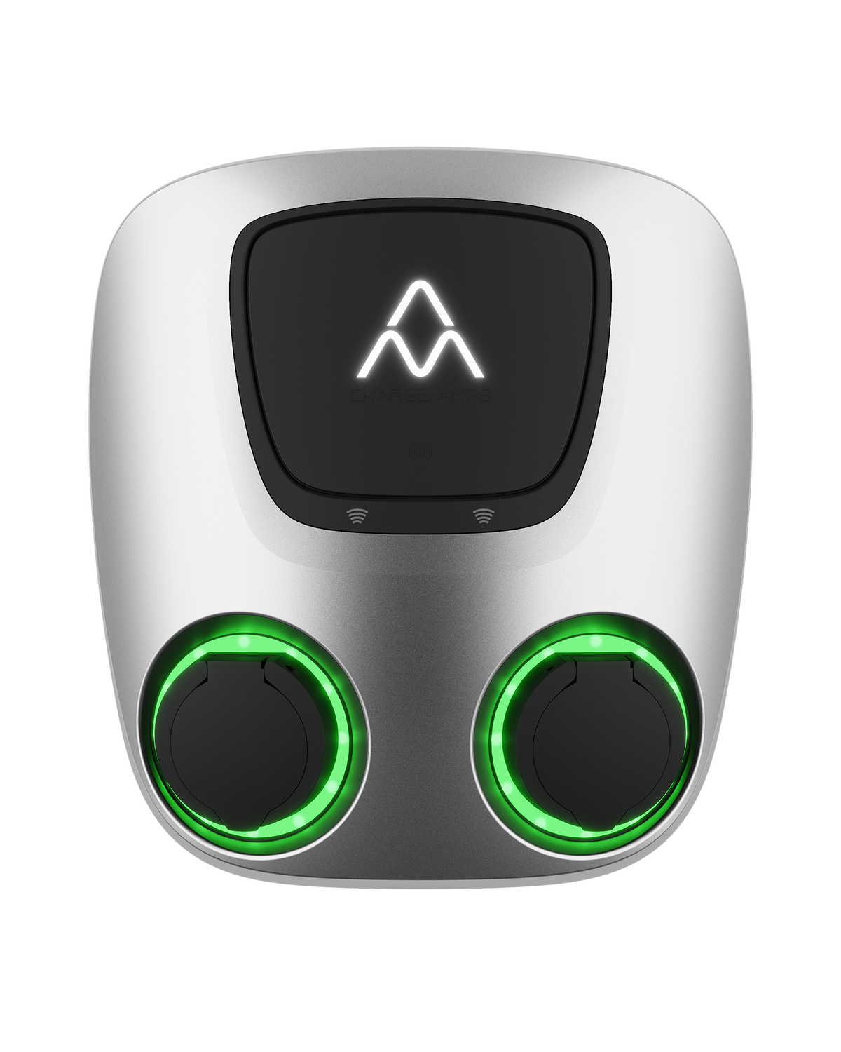 Charge Amps Aura 2×22 kW WiFi, LAN 4G two-car charging station