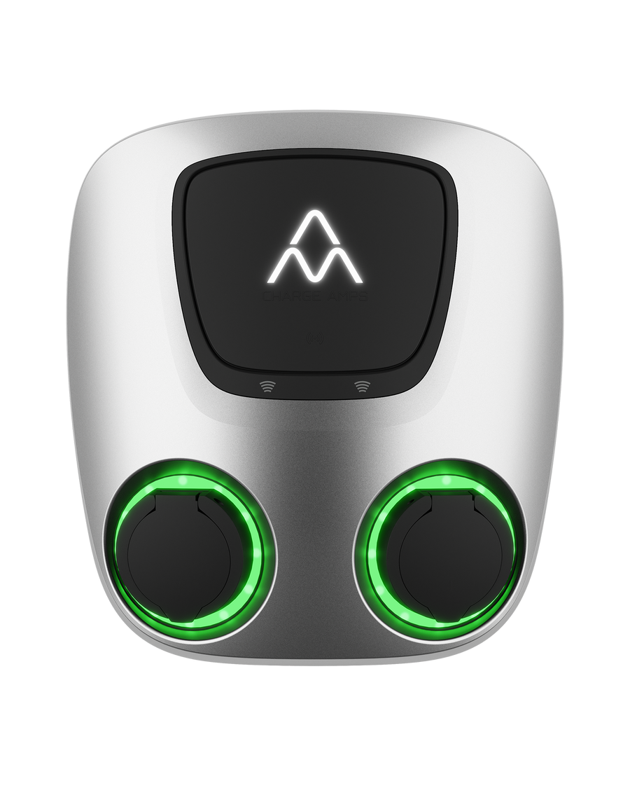 Charge Amps Aura 2×22 kW WiFi, LAN 4G kahden auton latausasema