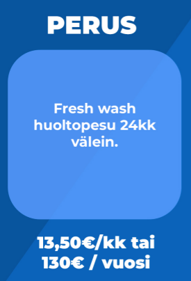 Ilmalämpöpumpun huolenpitosopimus Perus