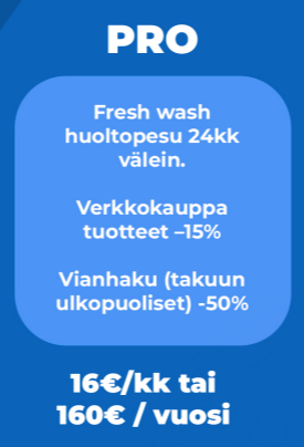 Ilmalämpöpumpun huolenpitosopimus Perus