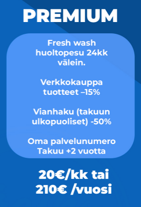 Ilmalämpöpumpun huolenpitosopimus Perus