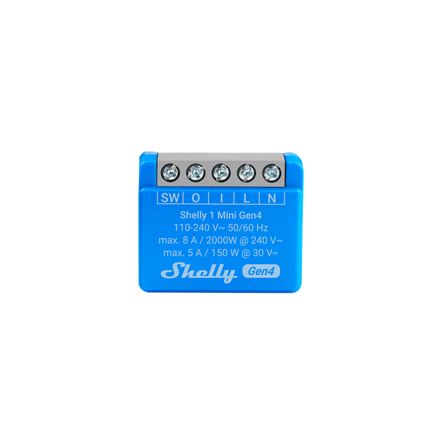 SHELLY 1 MINI GEN4 kompakt smart relä