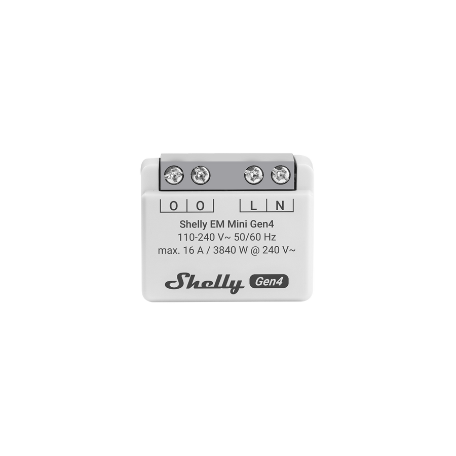 SHELLY EM MINI GEN4 energiamittari - Hesatek.fi