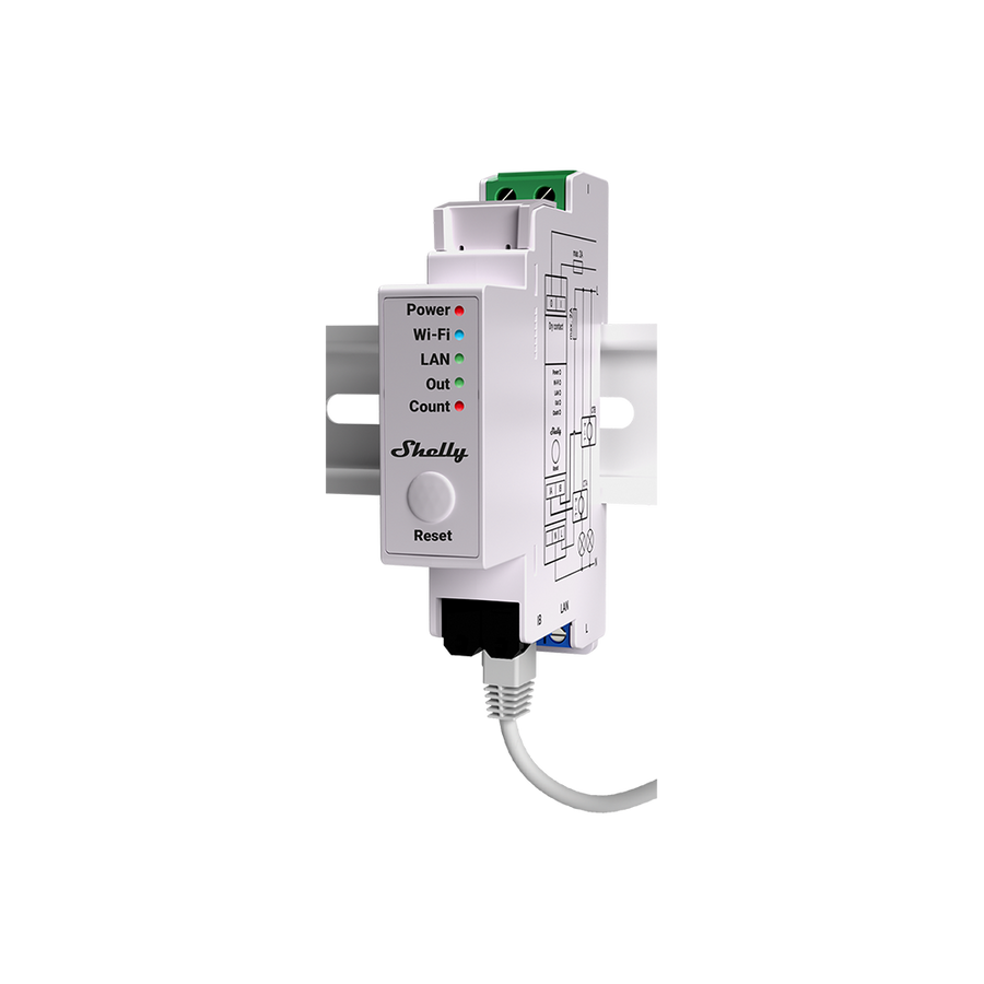 SHELLY PRO EM 50 2X50A CLAMPS energiamittari - Hesatek.fi