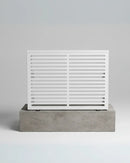 llmalämpöpumpun metallinen parvekesuojakotelo kiilax - Hesatek.fi