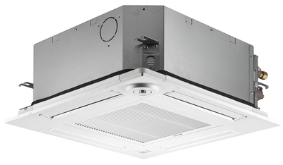 Mitsubishi Electric SLZ-M35 kattokasetin sisäyksikkö – kuvassa lisävarusteinen 3D i-see -anturi
