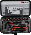 1/4" Monikantahylsysarja BLACK EDITION, 24os.