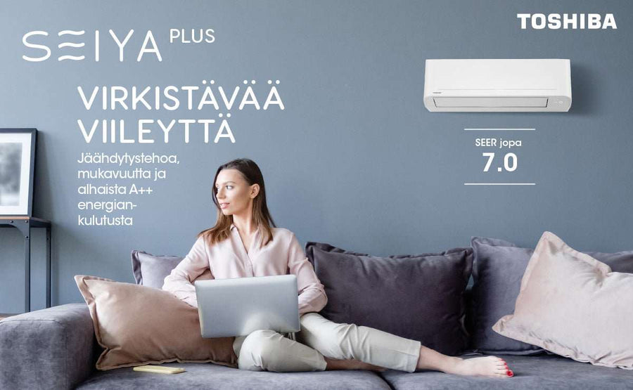 Toshiba SEIYA 13 Plus RAS-B13E2KVG-E huoneilmaviilennin - Hesatek