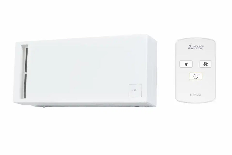 Mitsubishi Electric Lossnay VL-50SR2-E -mini-ilmanvaihtokone, kaukosäätimellä