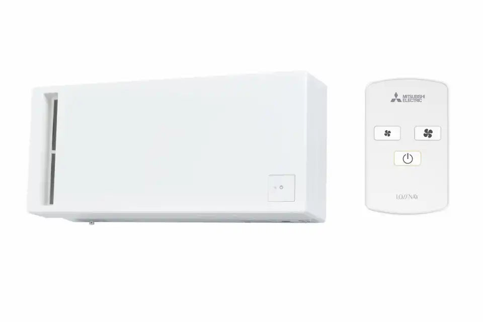 Mitsubishi Electric Lossnay VL-50SR2-E miniventilationsaggregat med fjärrkontroll