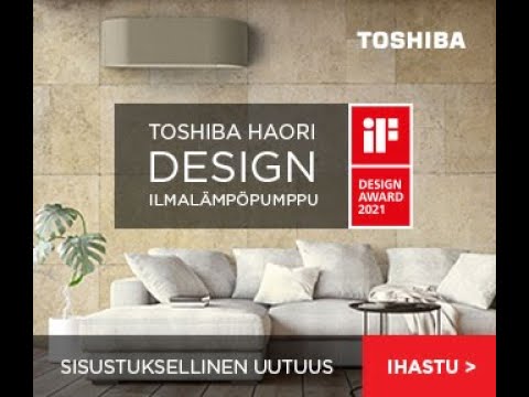 Toshiba Haori Nordic Design 25 RAS-25N4KVRG-ND Ilmalämpöpumppu