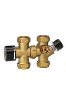 Syöttösekoitusventtiili (22mm) ilma-vesilämpöpumpulle 10bar varoventtiilillä - Hesatek Oy